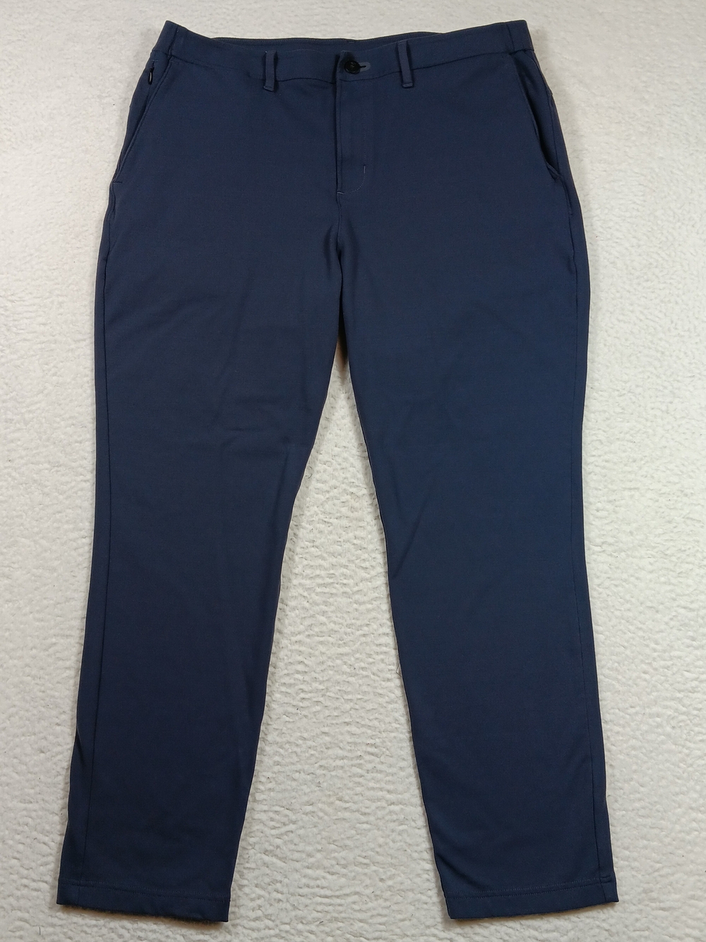 Public Rec Pants Mens 36x30 Blue Work Day Pant Slim Fit Golf Office Commuter